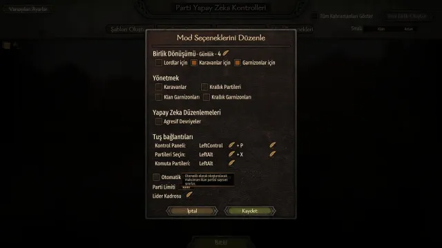 派对AI控制重制版Steam版-土耳其语翻译 (TR YAMA)