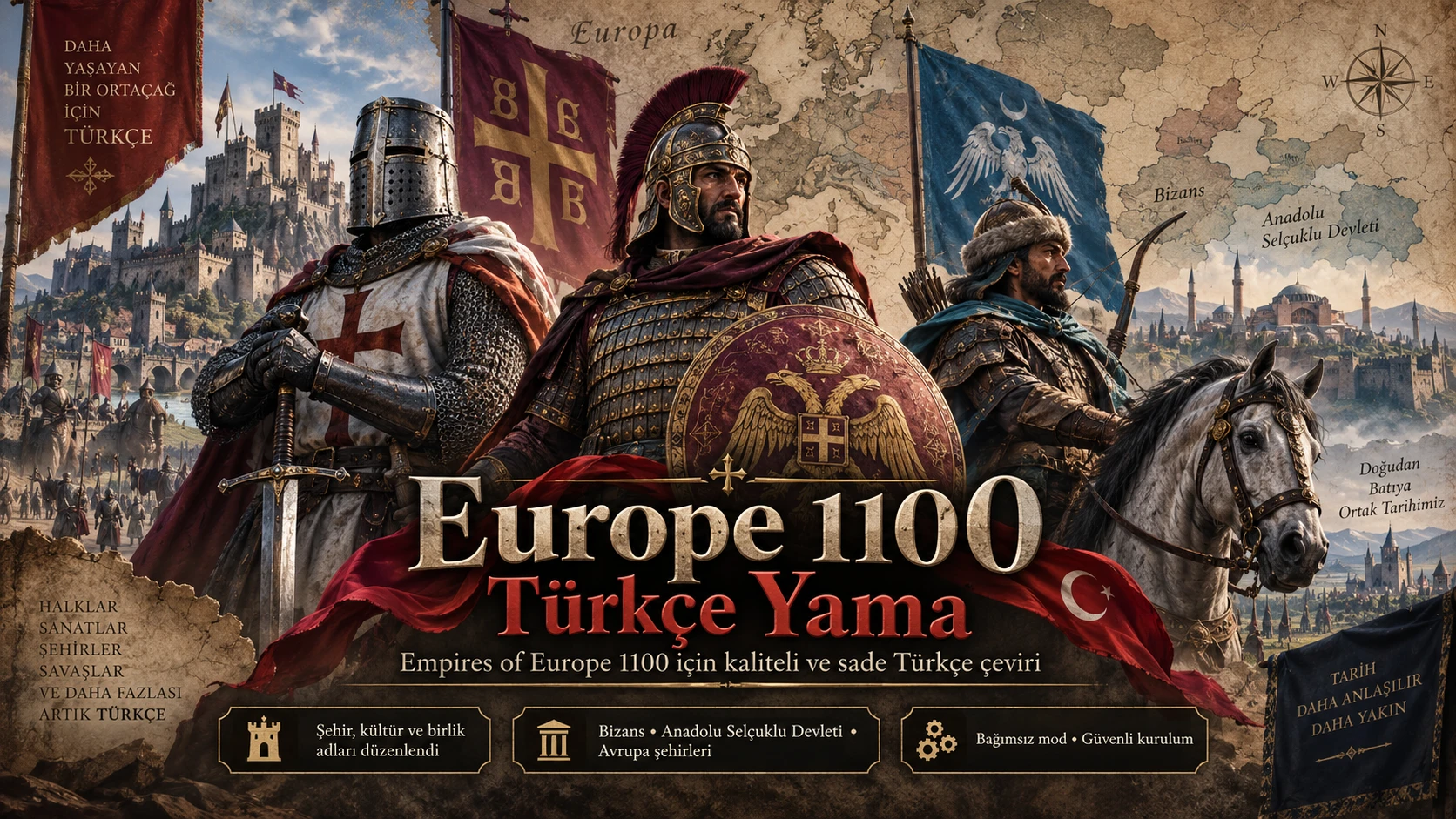 欧洲帝国1100 土耳其语补丁 - 2026年9月 - v1.4.7.3