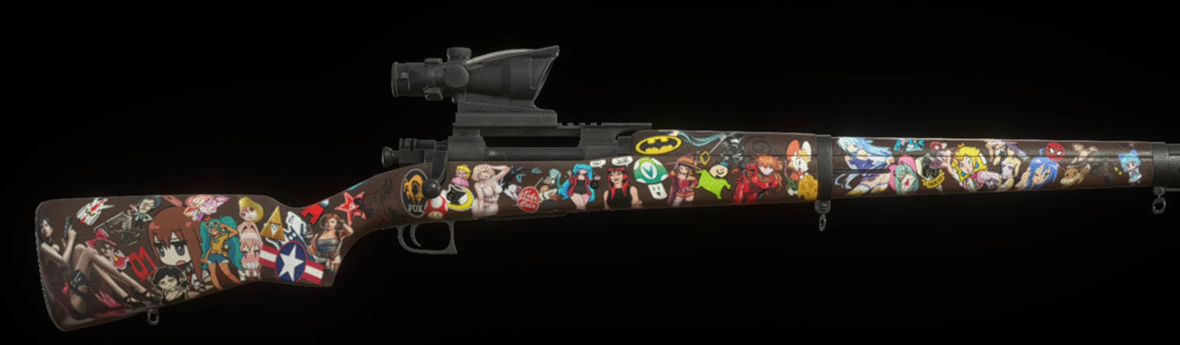 SR M1903 贴纸炸弹