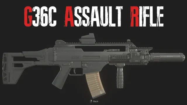 CQBR G36C突击步枪 RE4重制版 4合1现代战争包