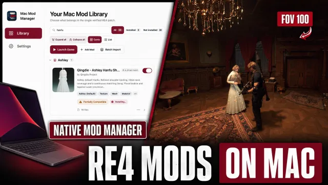 Mac Mod Manager 原生 RE4 Mod 管理器 for macOS