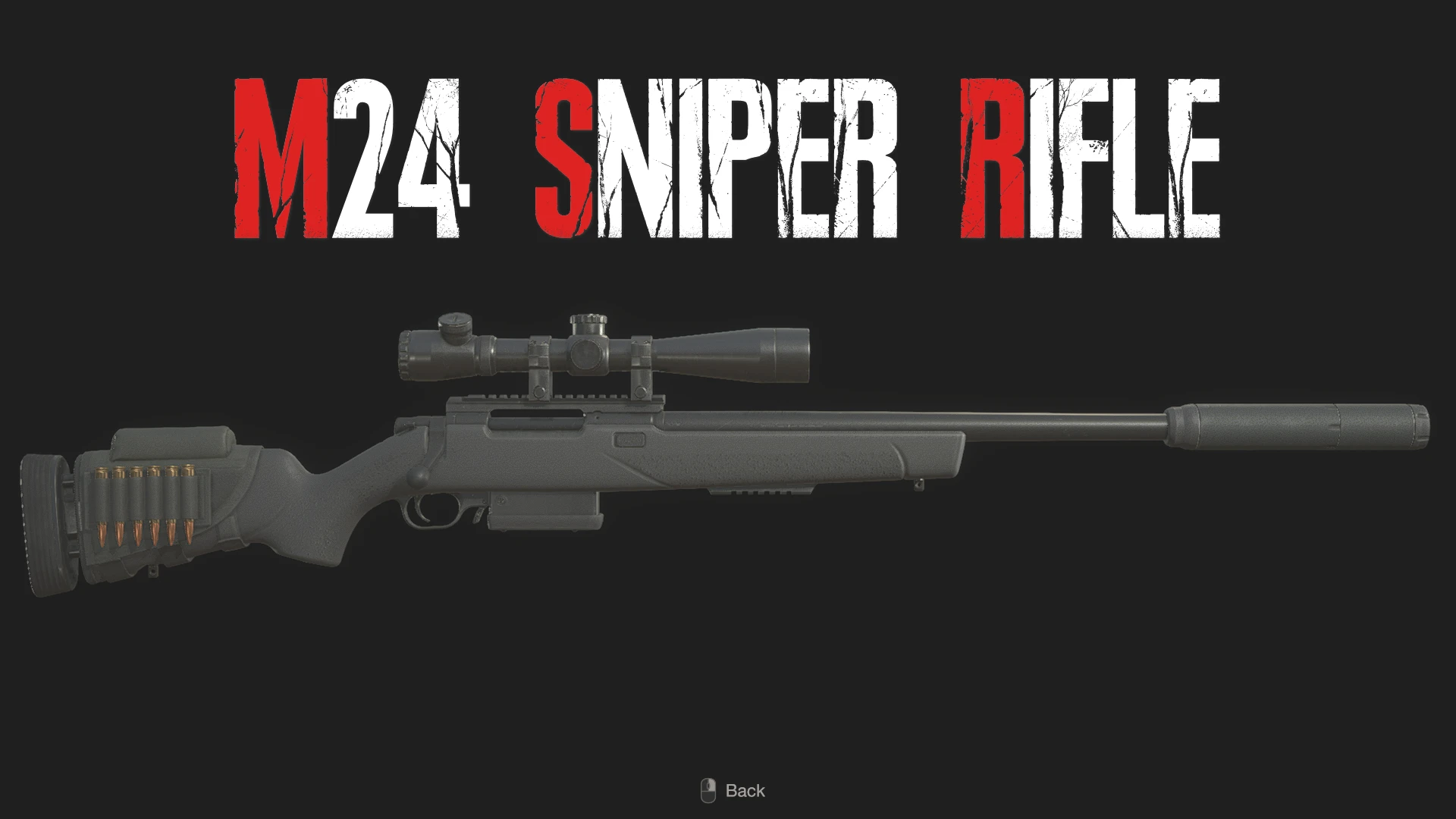 M1903分道扬镳的M24狙击步枪 RE4重制版现代战争