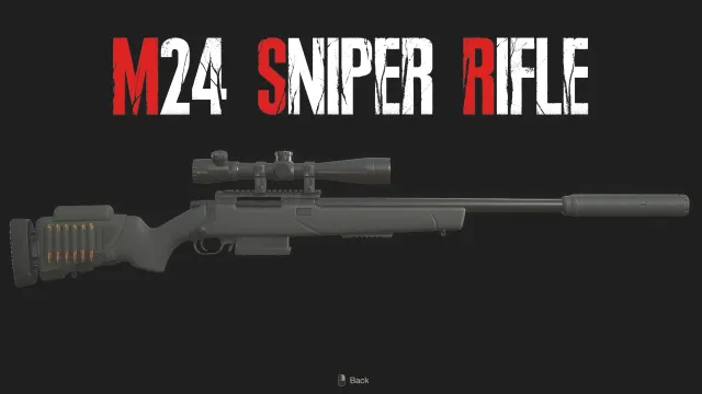 M1903分道扬镳的M24狙击步枪 RE4重制版现代战争