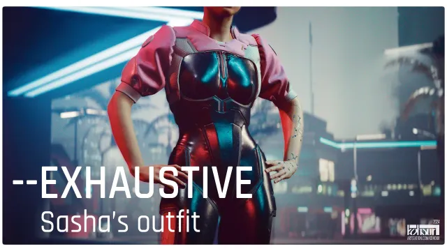 --详尽的 萨莎的服装
