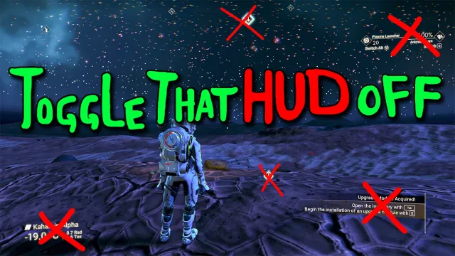 关闭那个HUD