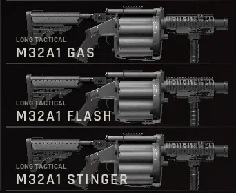M32A1发射器增强包(闪光弹 - 毒气弹 - 针刺弹)