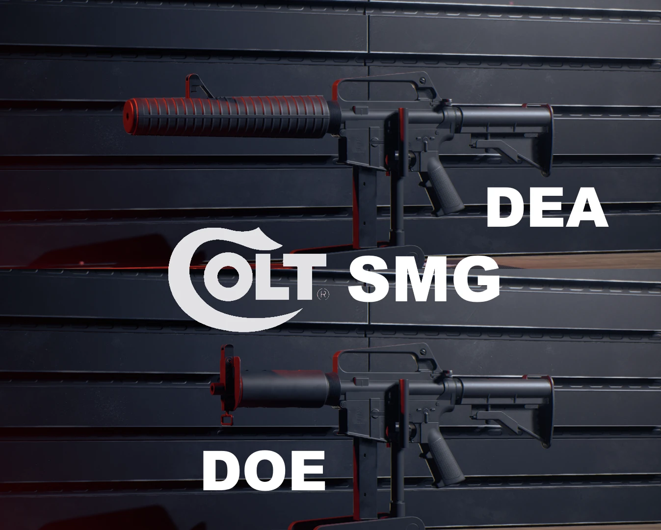 柯尔特冲锋枪经典三合一(DOE、DEA和工厂型号)