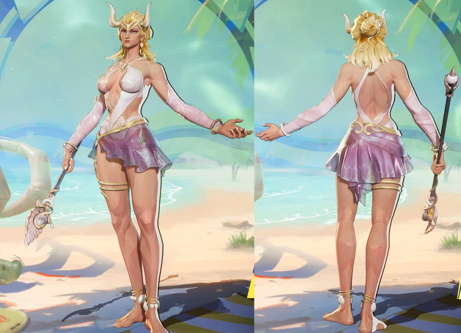 洛基女士 - 海滨塞壬 - 粉色重着色