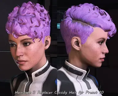 Cora Liam Asari 护甲休闲装和发型替换
