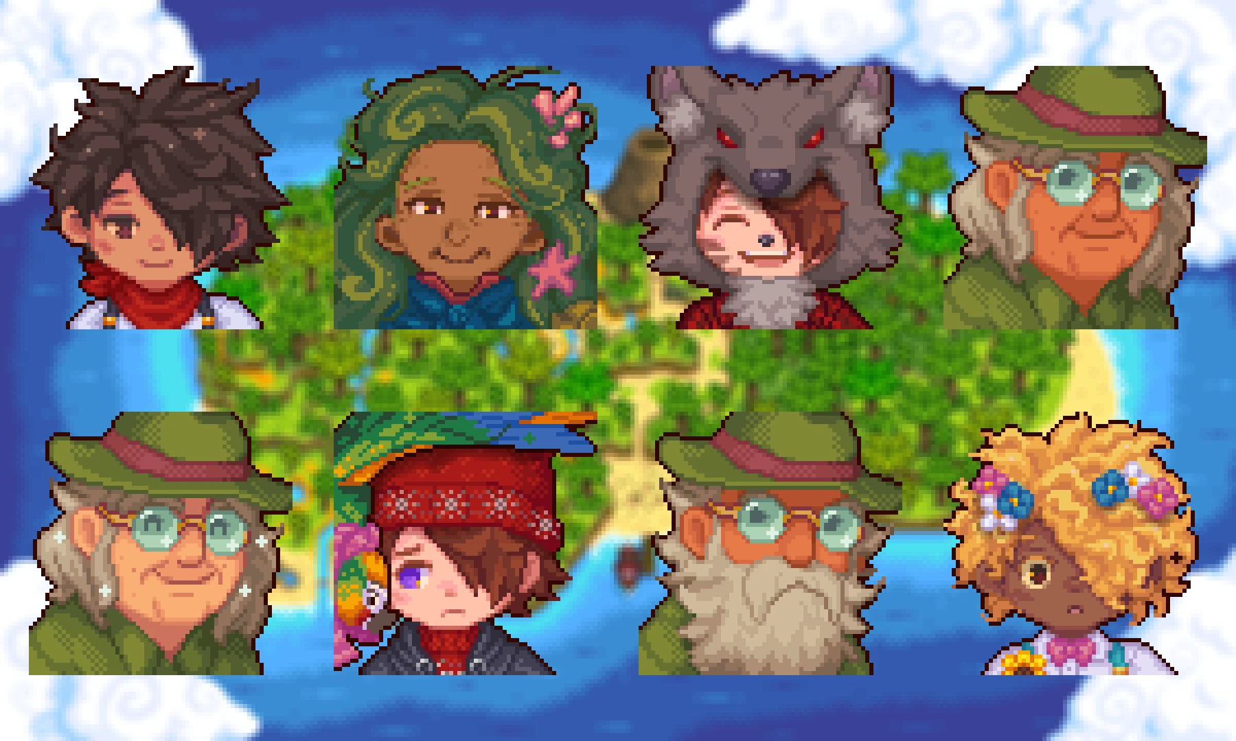 Ginger Island NPC Overhaul的Nyapu风格
