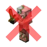 没有僵尸猪灵 ❌