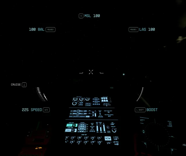 极简飞船HUD