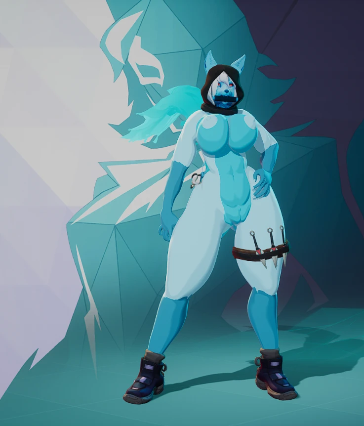 Kiri-Kitsune over White Fox(Lewd)