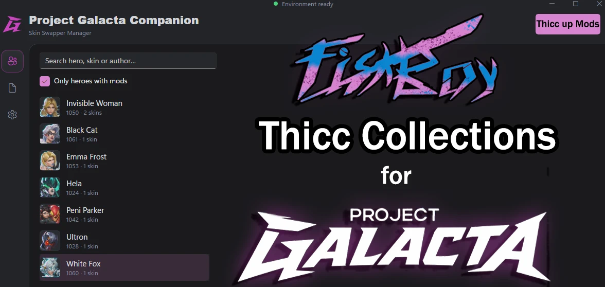 为Project Galacta(换肤工具)打造的厚实系列