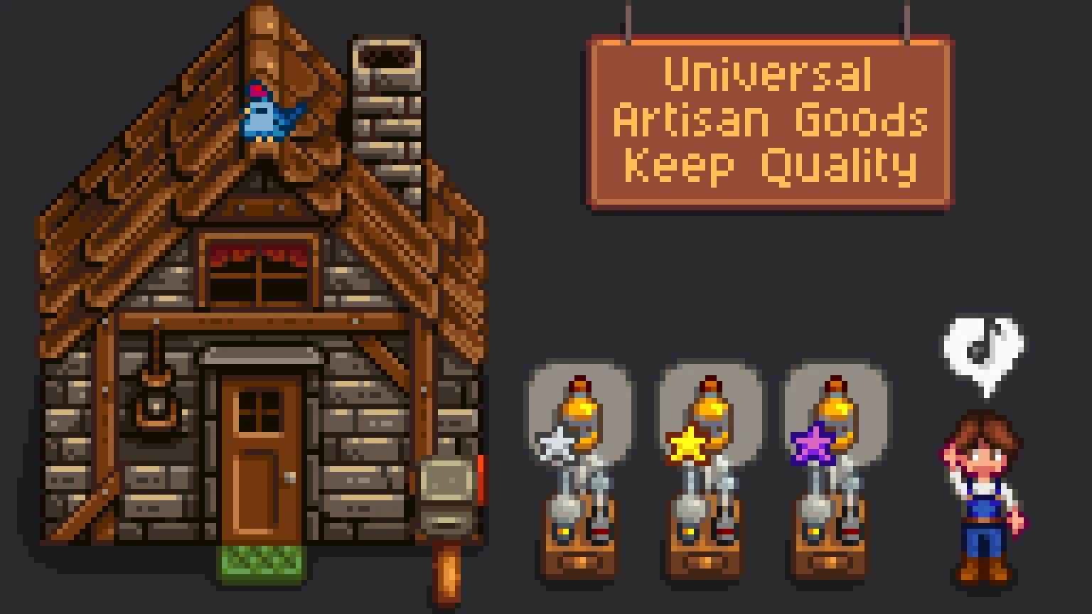 Universal Artisan Goods 保持品质