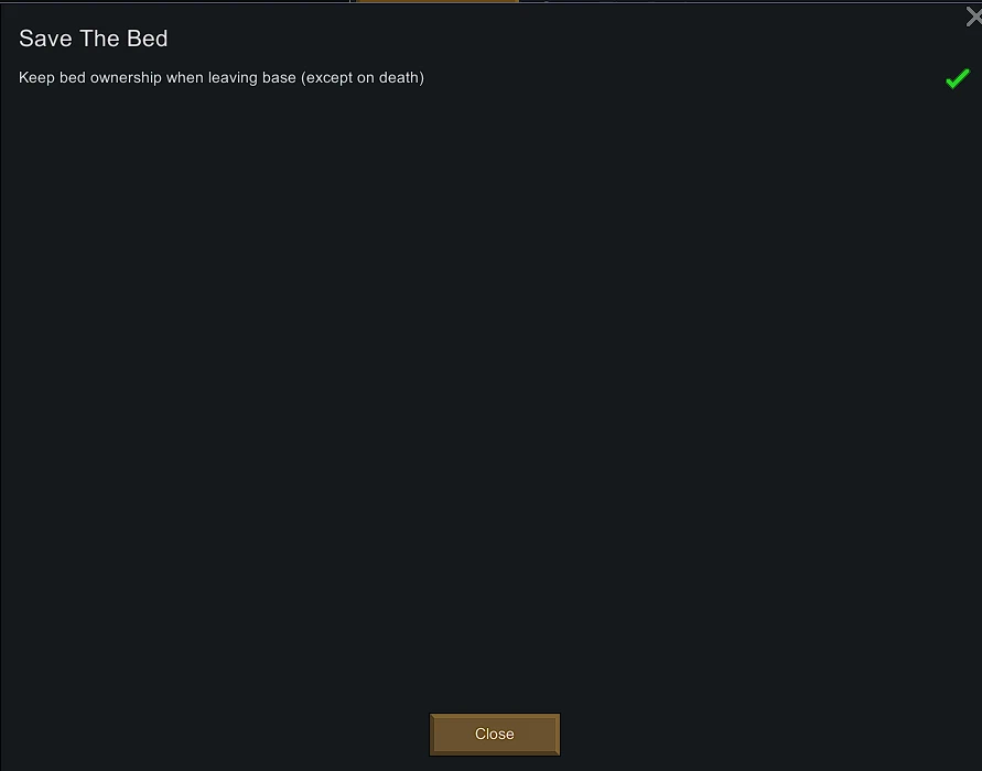 拯救床铺模组 Rimworld
