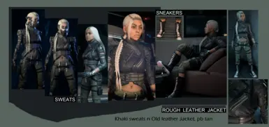 卡其色运动裤、旧皮夹克和运动鞋——潮流引领者RYDER pb服装重制版