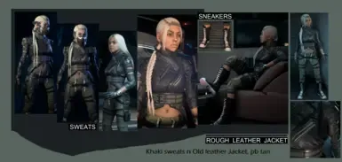 卡其色运动裤、旧皮夹克和运动鞋——潮流引领者RYDER pb服装重制版