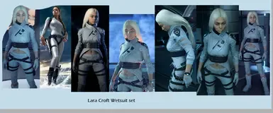 劳拉·克罗夫特潜水服套装 - 潮流引领者RYDER pb服装重制纹理
