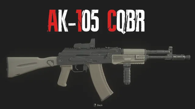 AK-105 CQBR突击步枪卡宾枪 RE4重制版