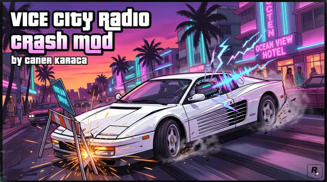 GTA Vice City 电台撞车效果模组
