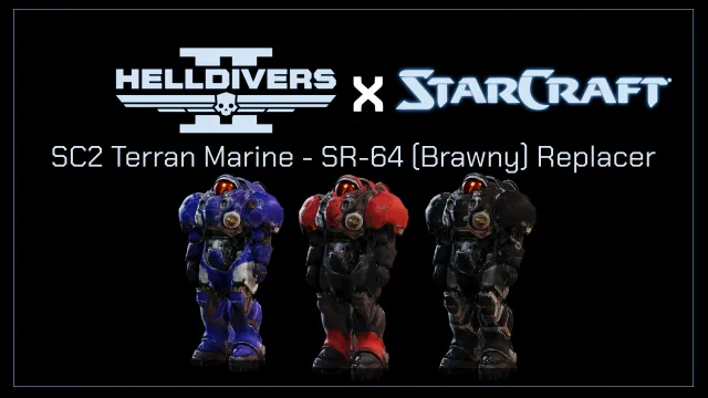 星际争霸2 人类陆战队员 - SR-64（壮硕版）转换