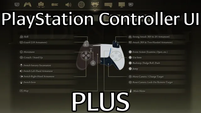PlayStation 控制器界面增强版(原版 - 重制版 - 融合版)