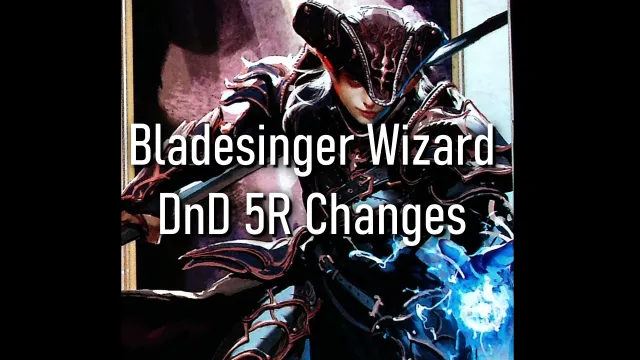 剑歌者 DnD 5R PHB2024 改动
