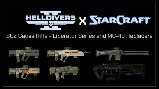 SC2 高斯步枪 - 解放者系列及 MG-43 改装