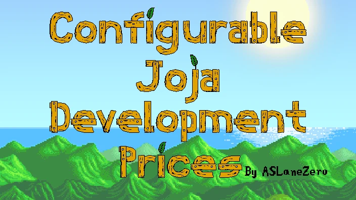 可配置的Joja开发价格