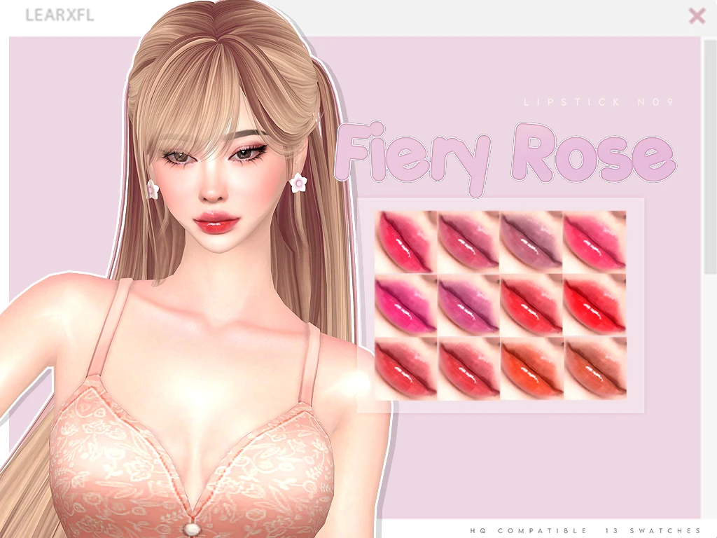 Fiery Rose Lipstick