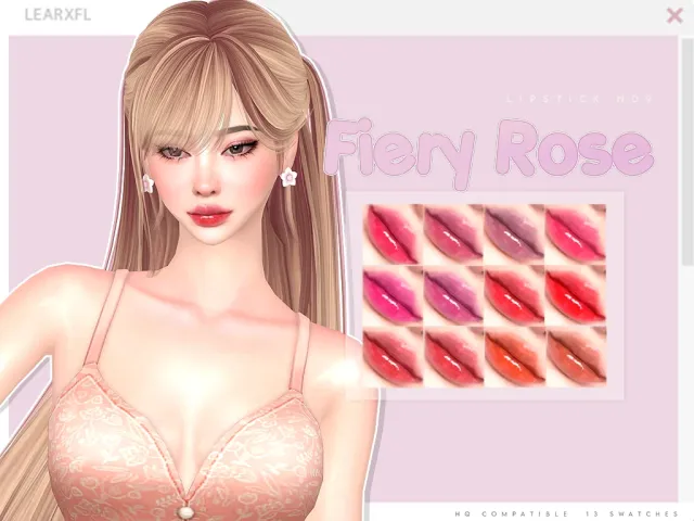 Fiery Rose Lipstick