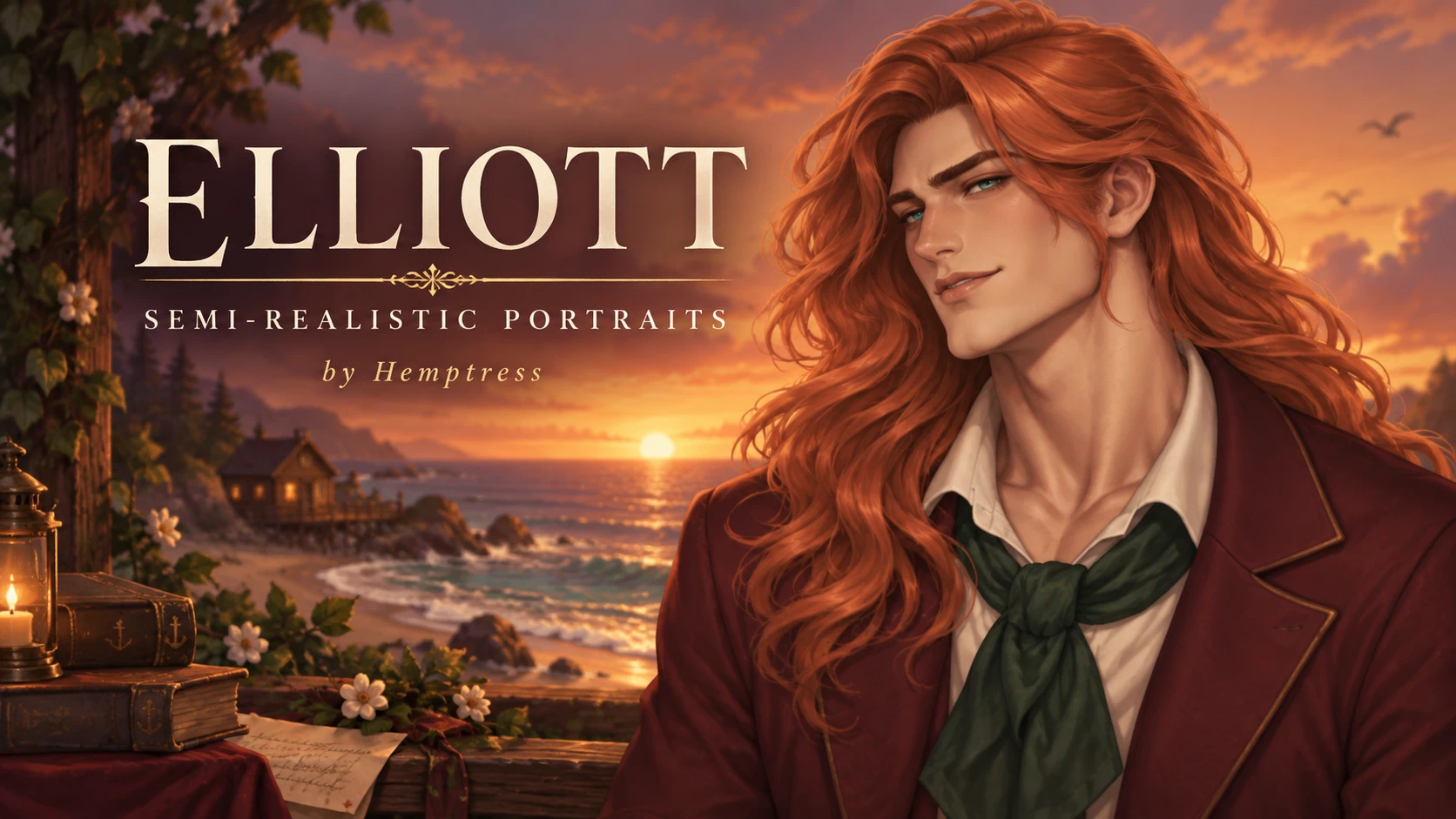 Hemptress制作的Elliott高清立绘