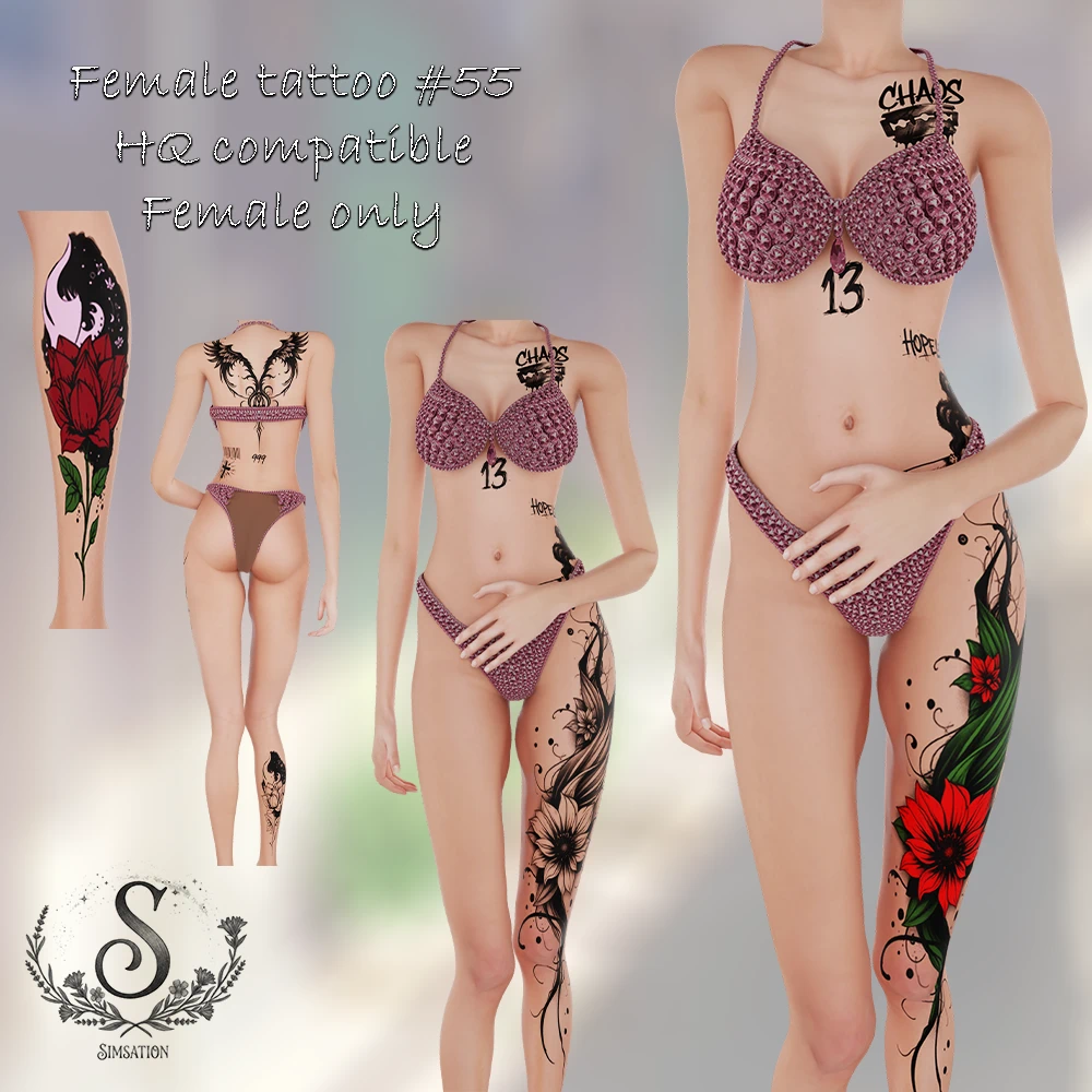 女性纹身 55