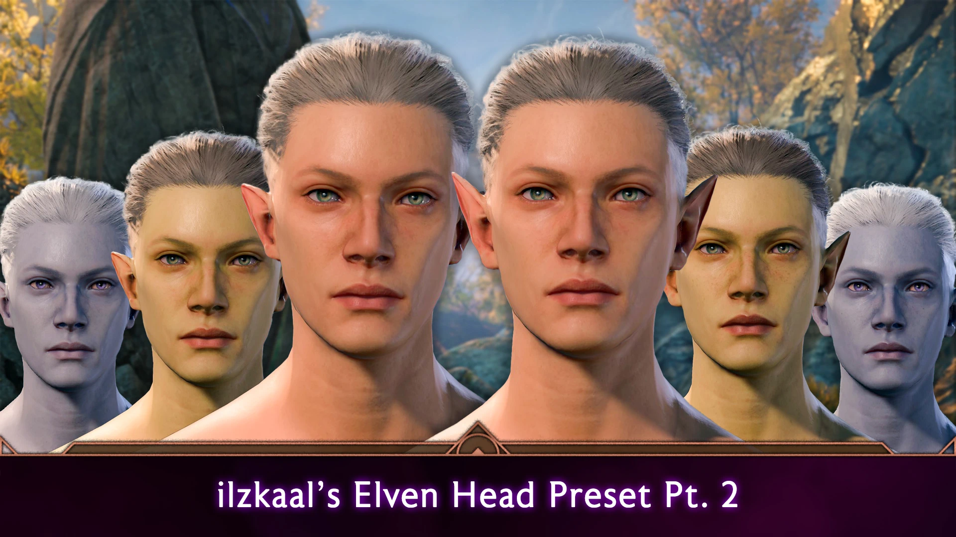 ilzkaal的精灵头部预设 Pt.2