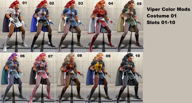 C. Viper 颜色模组 服装 01 雅丝敏 更新