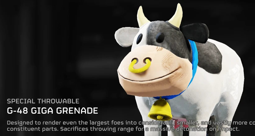 gigaC.O.W战术手雷,用于giga手雷