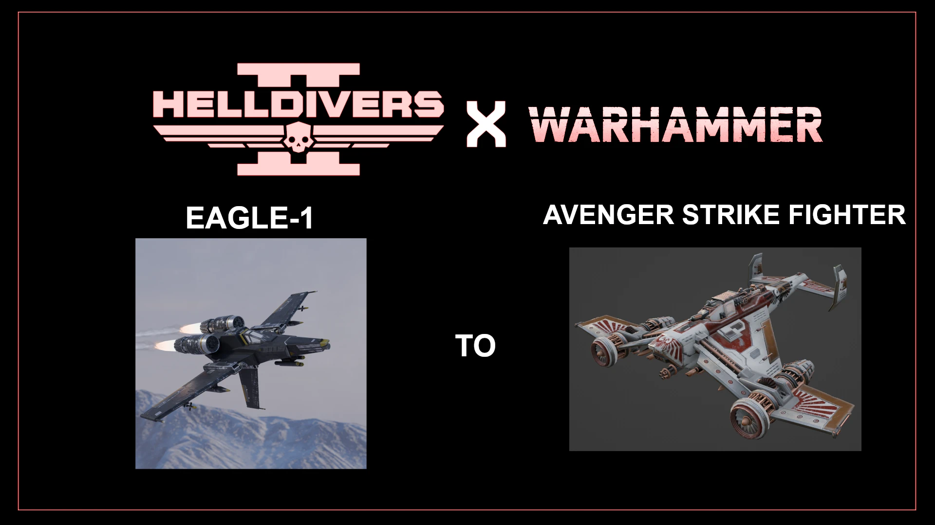 Warhammer 40K 复仇者攻击机替换 Eagle-1