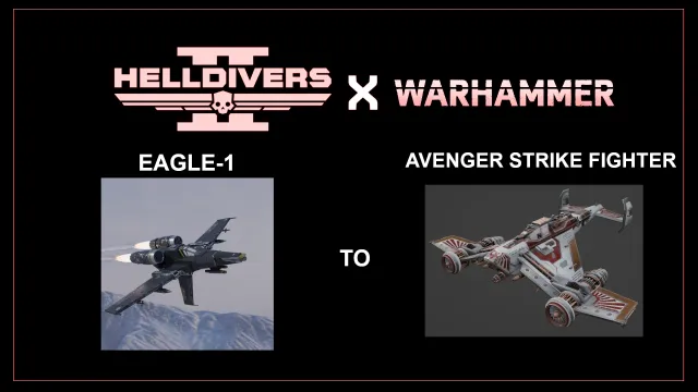 Warhammer 40K 复仇者攻击机替换 Eagle-1