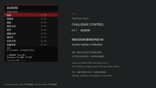 边境挑战控制
