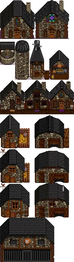 石制建筑模组