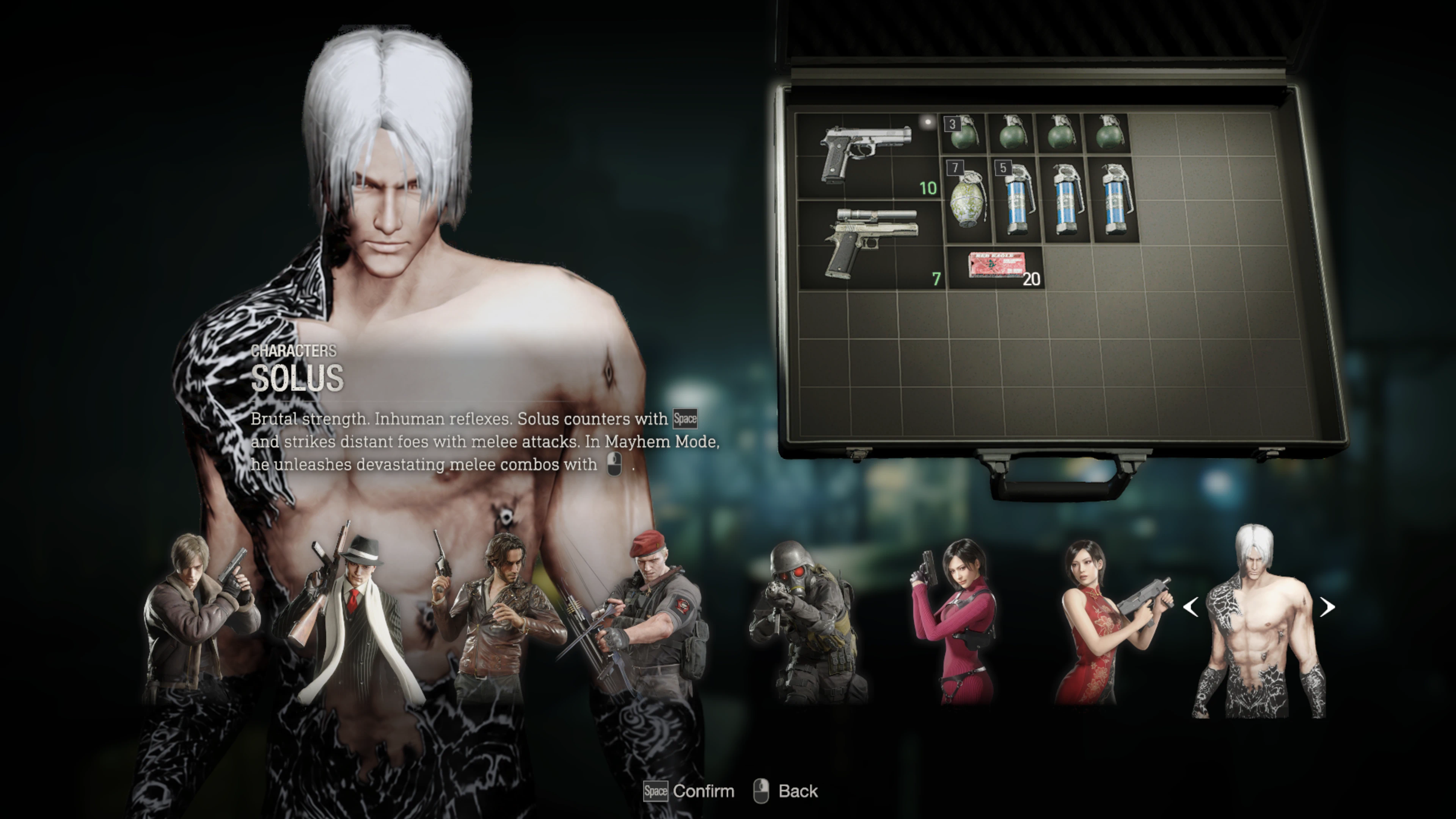 Solus - BREAKDOWN XBOX 替换 Wesker(佣兵模式)