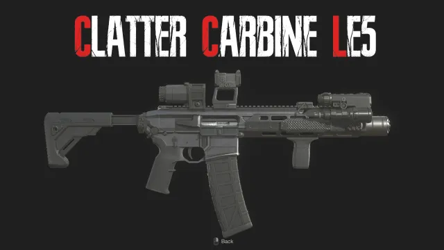 Clatter Carbine LE5 带 CQBR 动画 生化危机4重制版