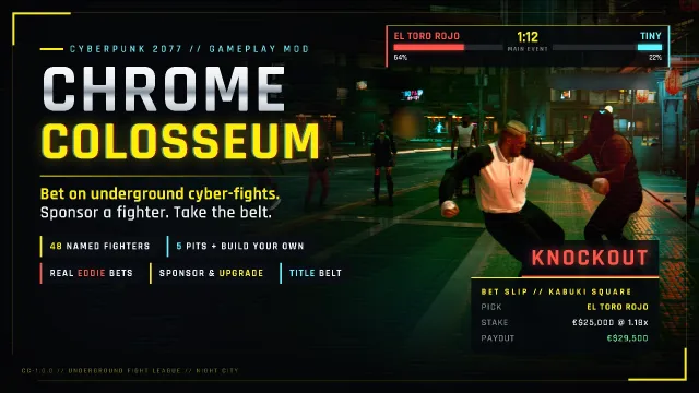 Chrome Colosseum - 地下格斗博彩与斗士管理