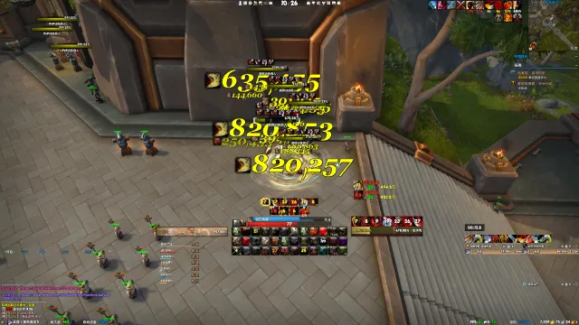 【丶落叶武器战】ElvUi插件整合包,中置动作条界面;自改ZS/DK/FS/DHT等职业wa。
