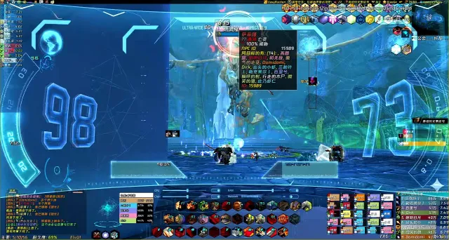 【钢铁侠科技风】 专属赛博 UI | 核心呼吸灯 + 全界面动画拉满