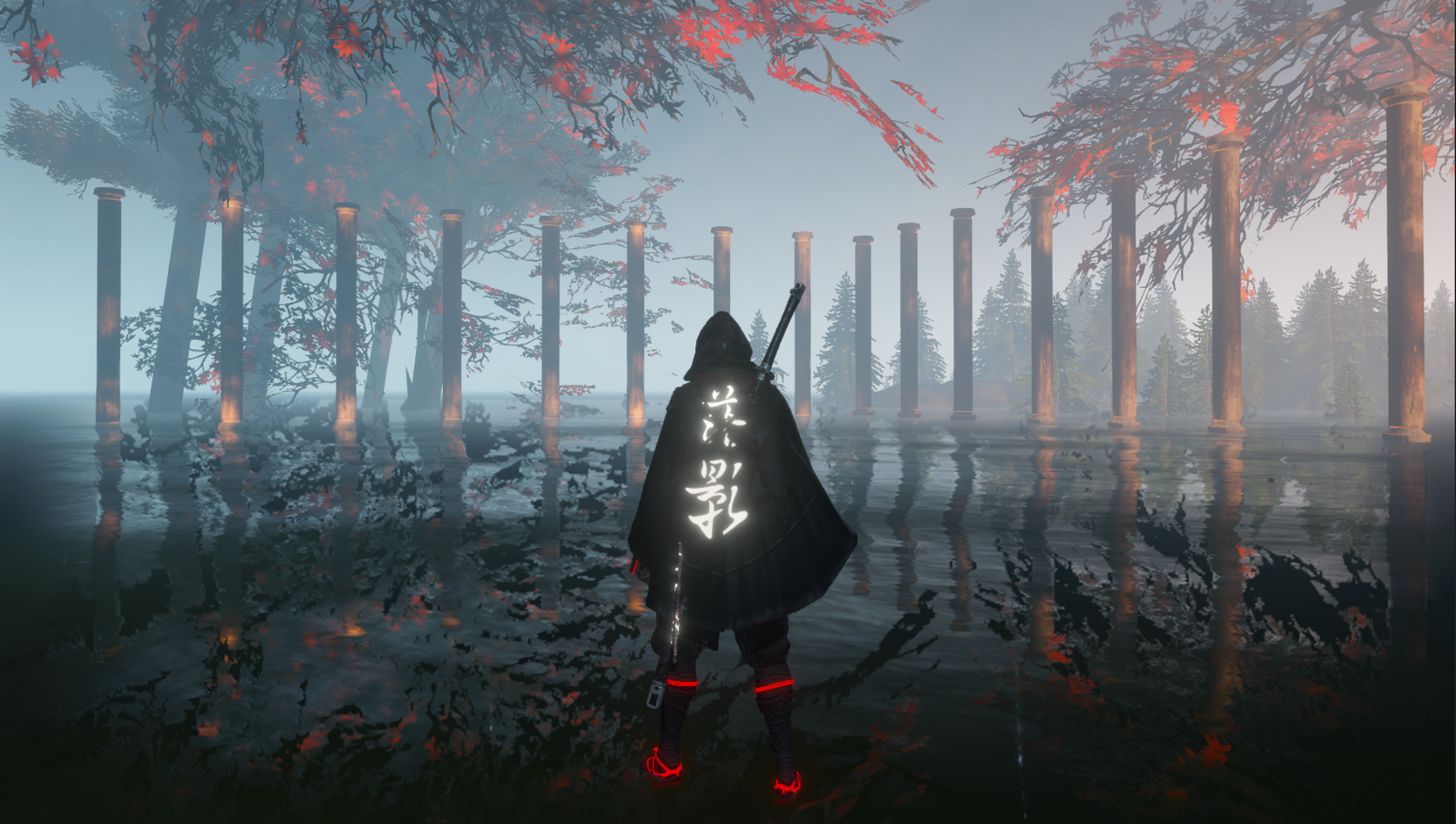 Fallen shadow