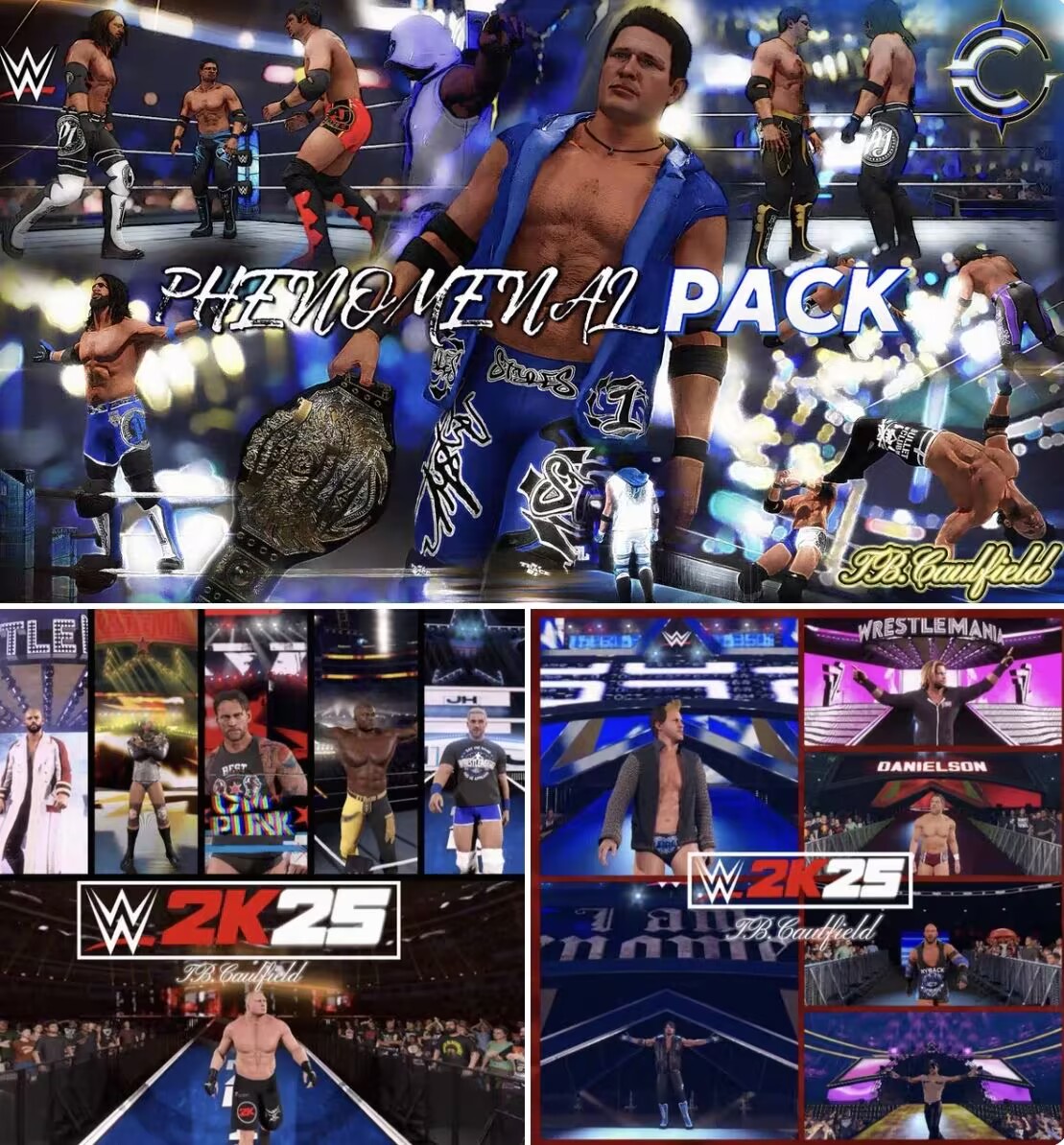 WWE2K26付费赞助MOD支持最新版本500+人物包可远程协助