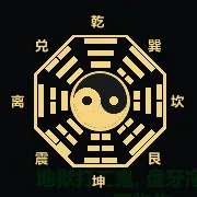 周易64卦 先天伏羲阴阳八卦图