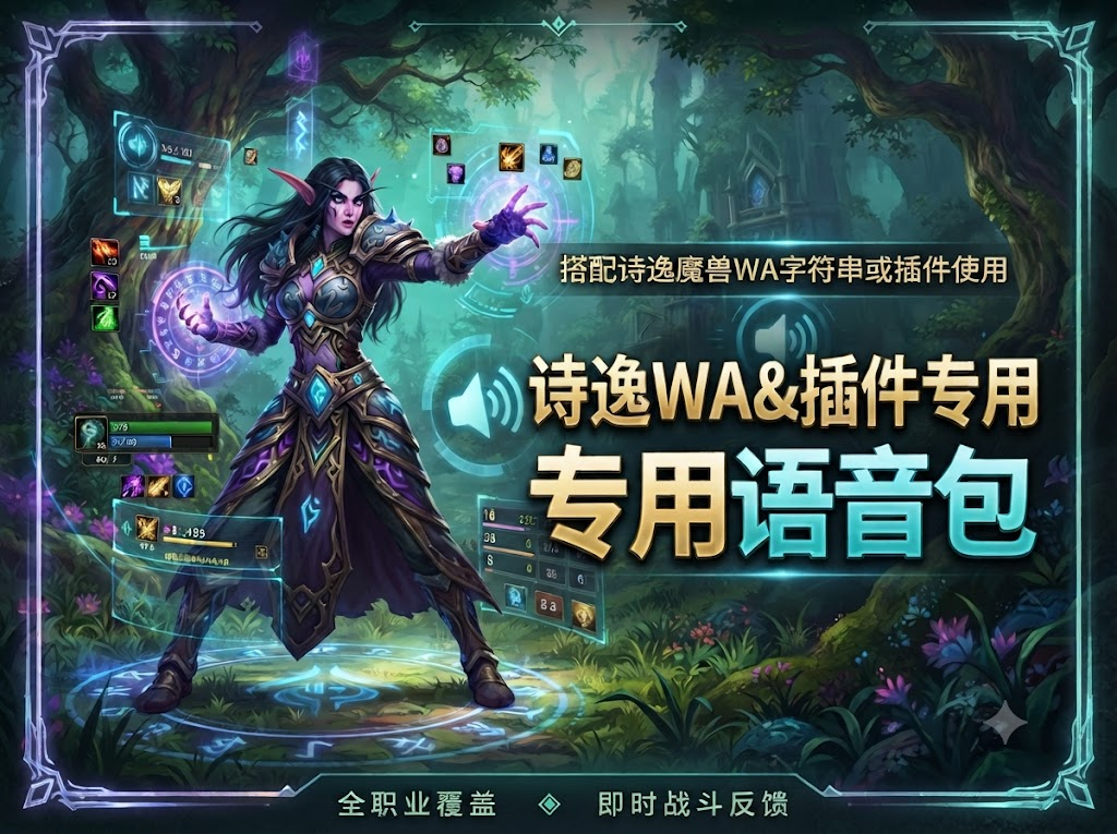 诗逸语音包 WA&插件专用语音包 